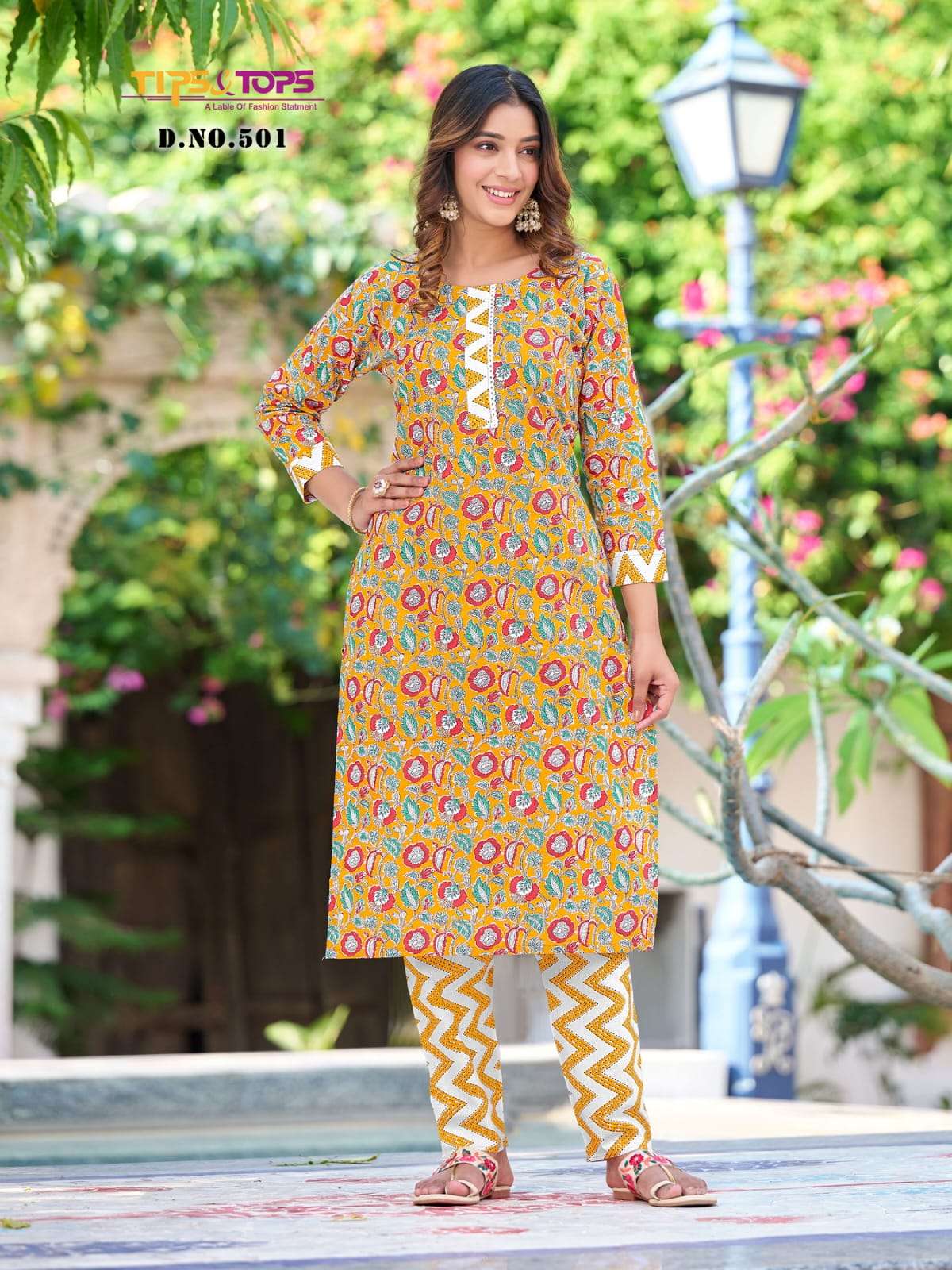 Cotton kurti dress material outlet